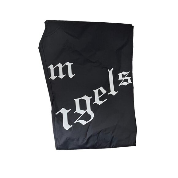 Palm Angels Mens Black Logo New Gothic Lightweight Pockets Track Pants Sz M New - Picture 5 of 9